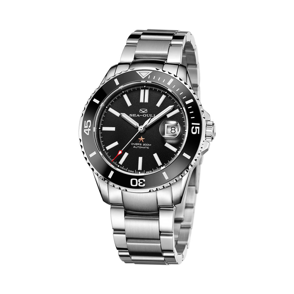 Ocean Series 200m Waterproof Ceramic Bezel Dive Watch 44mm
