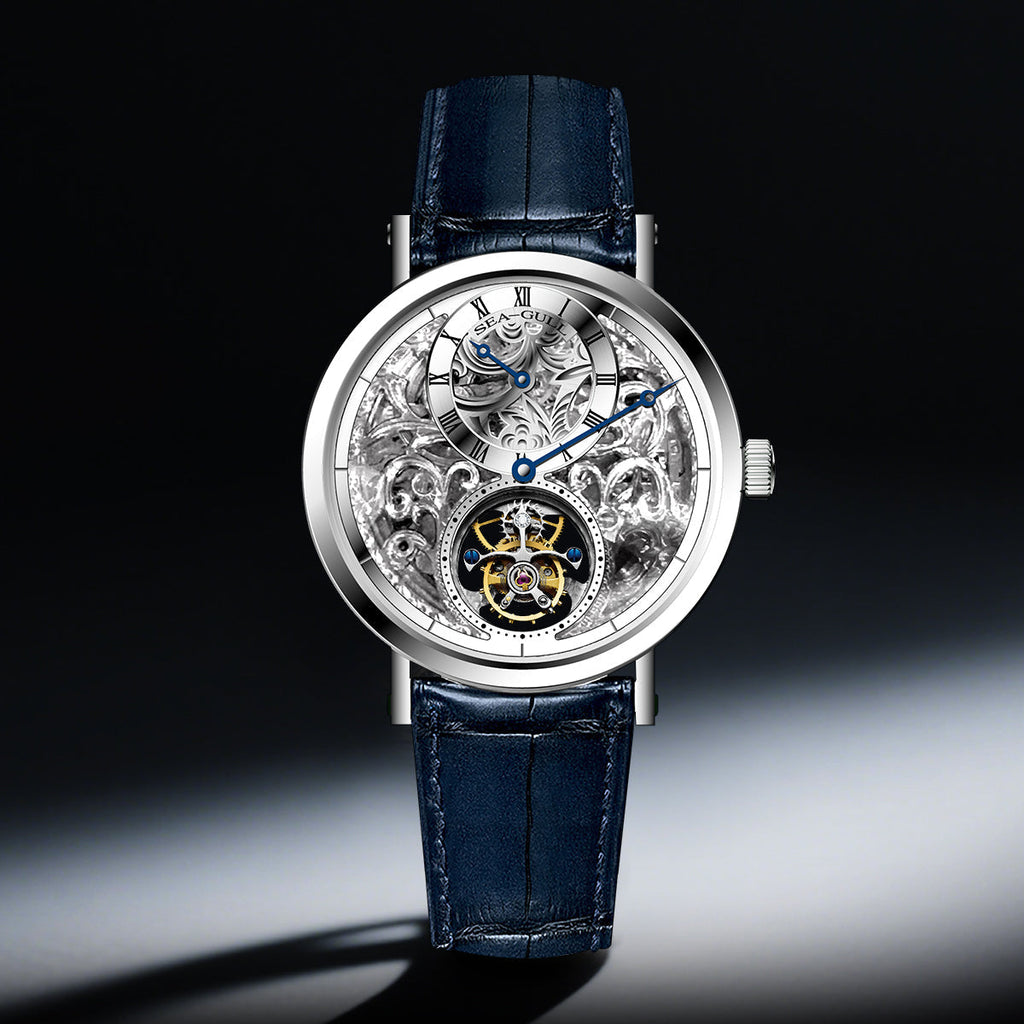Artisan Heritage Series Skeleton Vine-Patterned Dial Eccentric Axis Tourbillon 39mm
