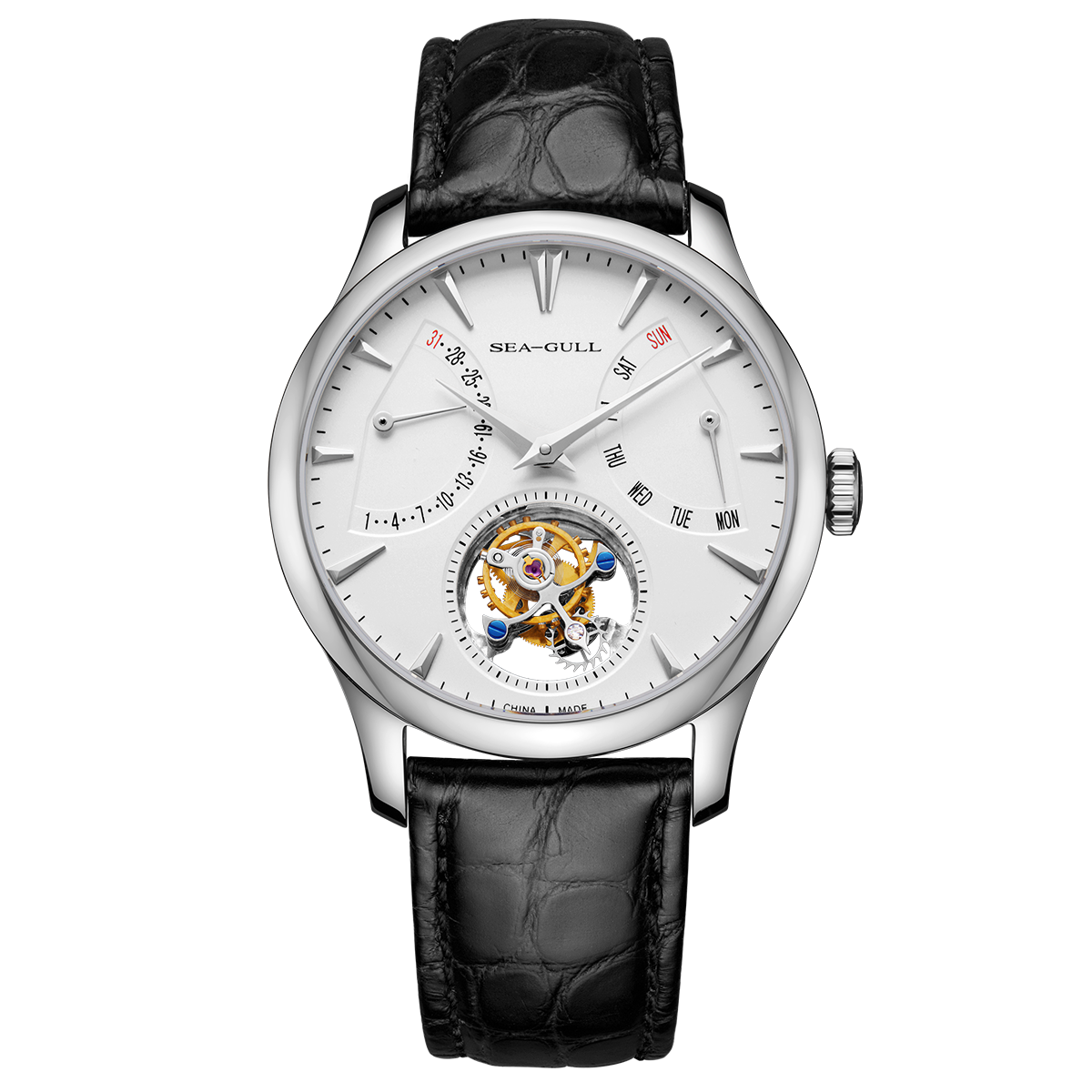 Artisan Heritage Series Multifunctional Day-date Calendar Eccentric Tourbillon 41mm
