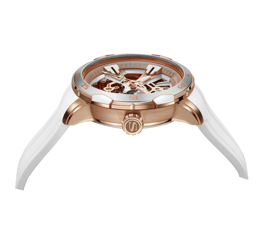 Edge Series Skeleton Dial 2022 MUSE Design Gold Award Couple Watch 44.5mm/40.5mm