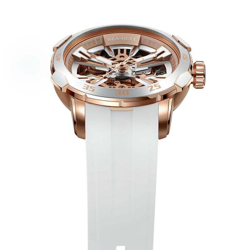 Edge Series Skeleton Dial 2022 MUSE Design Gold Award Couple Watch 44.5mm/40.5mm