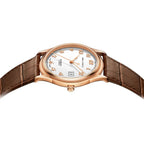 Slim Enamel Dial Ultra-Thin Dress Watch 39mm