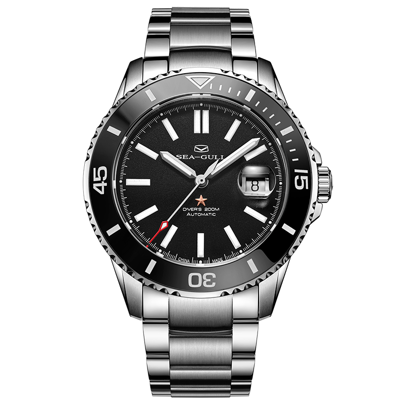 Ocean Series 200m Waterproof Ceramic Bezel Dive Watch 44mm