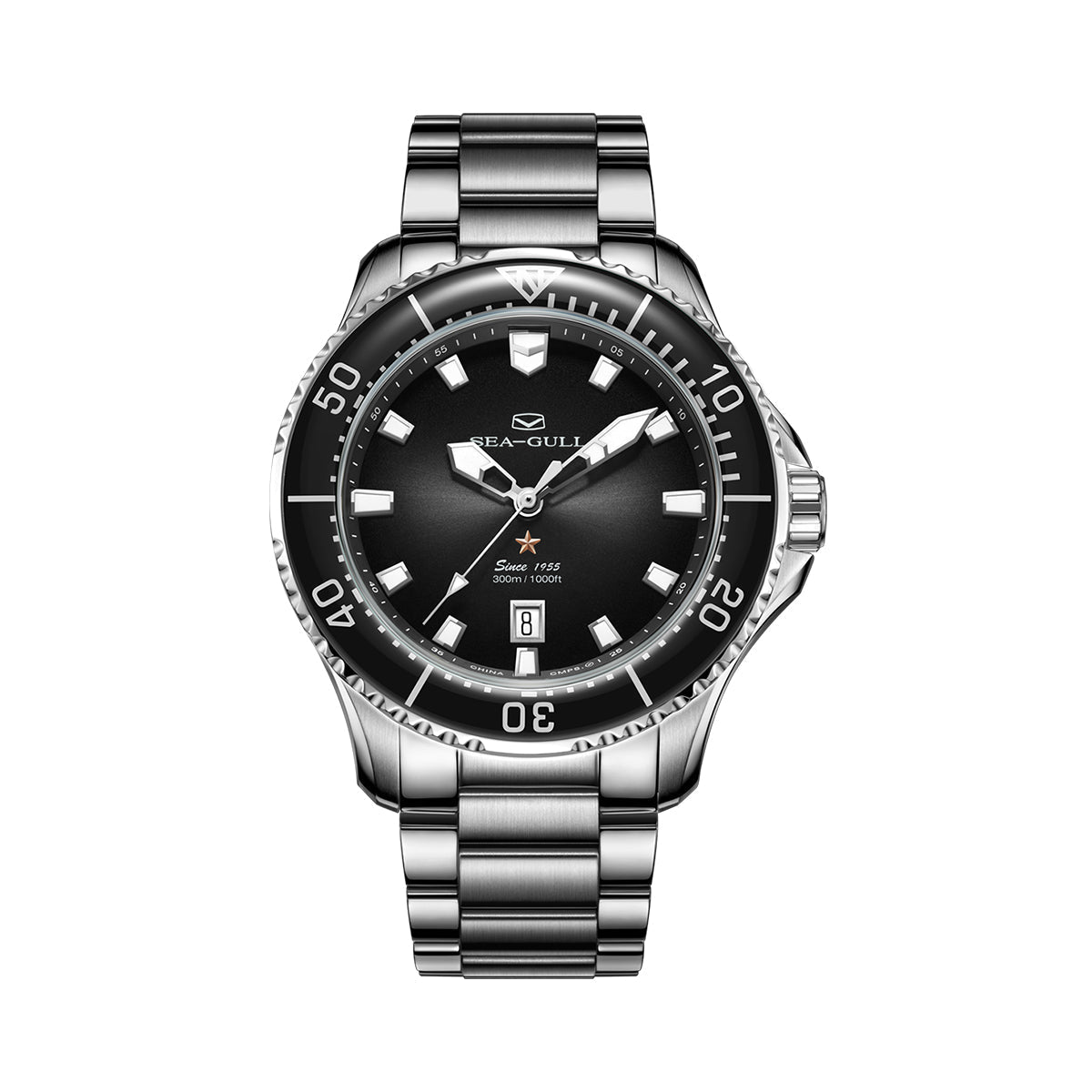Ocean Series Pro 300m Waterproof Diving Watch 44mm