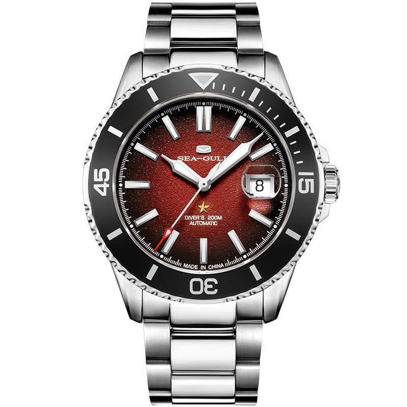 Ocean Series 200m Waterproof Matte Dial Diving Watch 44mm