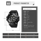 skmei-1725-three-time-led-digital-display-timing-luminous-electronic-watchblack
