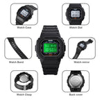 skmei-1608-multi-function-student-electronic-watch-waterproof-timing-silicone-sports-watchblue