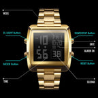 skmei-1369-retro-waterproof-gold-watch-men-steel-belt-luminous-square-watchsilver