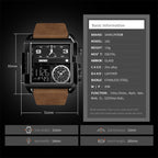 skmei-1391-multifunctional-men-business-digital-watch-30m-waterproof-square-dial-wrist-watch-with-leather-watchbandrose-gold