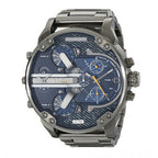 Diesel DZ7331 Big Daddy 2.0 Chronograph Men's Watch – Blue Dial & Grey Stainless Steel Strap