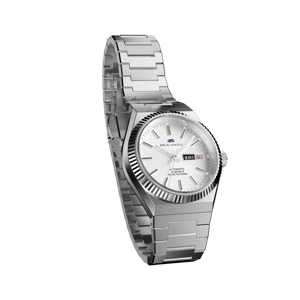 Bilingual Day-date Calendar Dress Watch 38mm